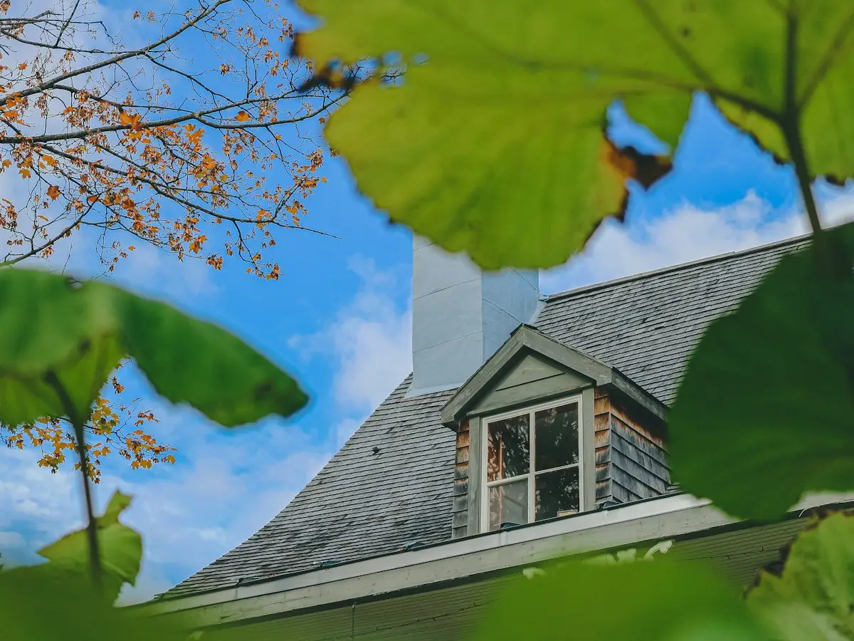 Roof with dormer window after inspection